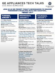 GEA CES - Tech Talks Lineup
