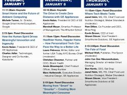 GEA CES - Tech Talks Lineup GEA CES - Tech Talks Lineup