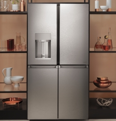 CAFÉ Quad-Door Refrigerator in Modern Glass, to be Manufactured at GE Appliance Park as Part of Multi-Million Investment, Creating 260 New Jobs