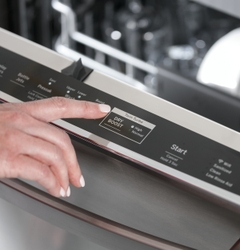 GE Profile Smart Dishwasher with Twin Turbo Dry Boost, Active Flood Protection and hidden controls