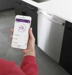 GE Profile WiFi Connect: Monitor cycle status, check rinse aid levels and automatically reorder detergent using your mobile device