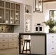 Monogram Statement Kitchen with Brass Finish Hood
