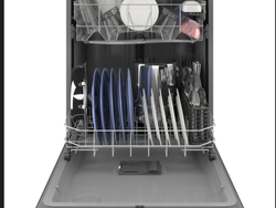 The new dishwasher, model GDF535, has great wash performance and its full loading capacity means flexibility for all types of cookware and dishes.