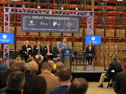 Gov Brian P Kemp celebrates the opening of GEA's Southern Logisctics Center Gov Brian P Kemp celebrates the opening of GEA's Southern Logisctics Center