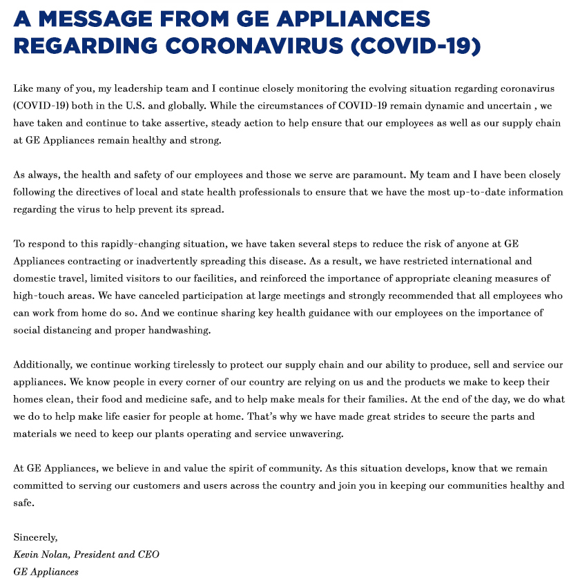 GEAppliances-Coronavirus-Response