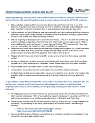 PROMOTING EMPLOYEE HEALTH AND SAFETY