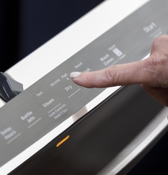 Selecting Sanitize Cycles on GE Appliances' Dishwasher