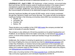 4-3-20 Surgical Mask and Gloves Donation Press Release - FINAL
