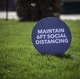 Social Distancing Reminder at a GEA Plant