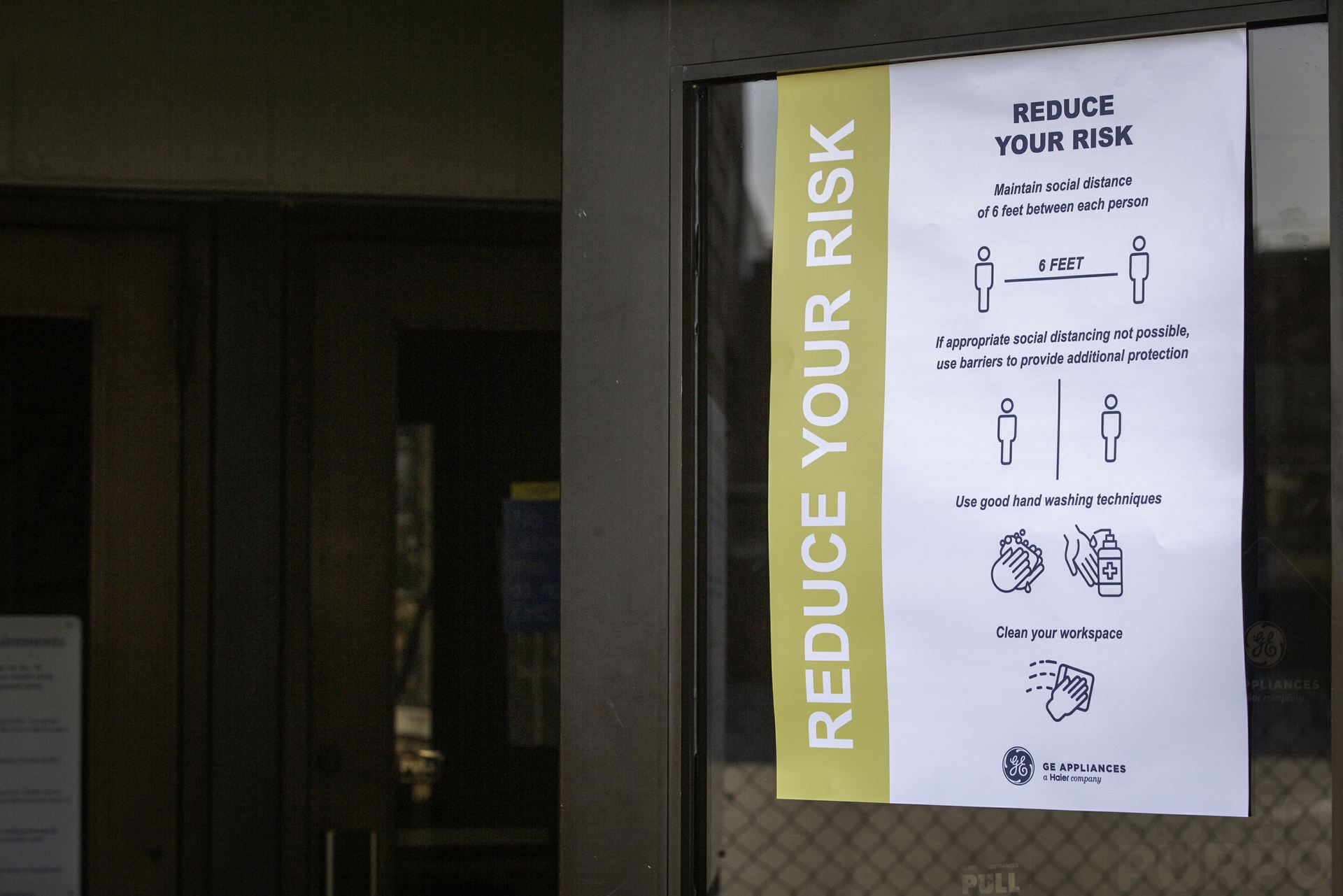 Reduce Your Risk Signage at a GEA Plant