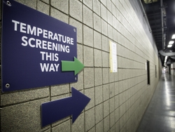 Temperature Screening This Way at a GEA Plant