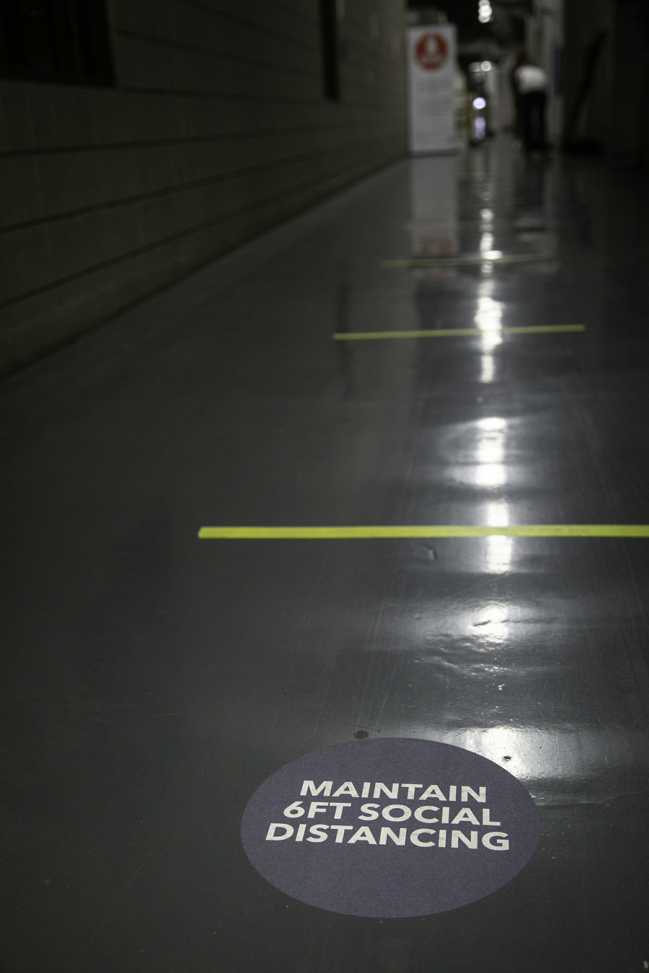 Social Distancing Reminder Inside a GEA Plant