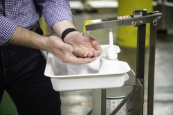 Hand Sanitizer Dispenser at a GEA Plant