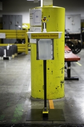 Hand Sanitizing Station at a GEA Plant