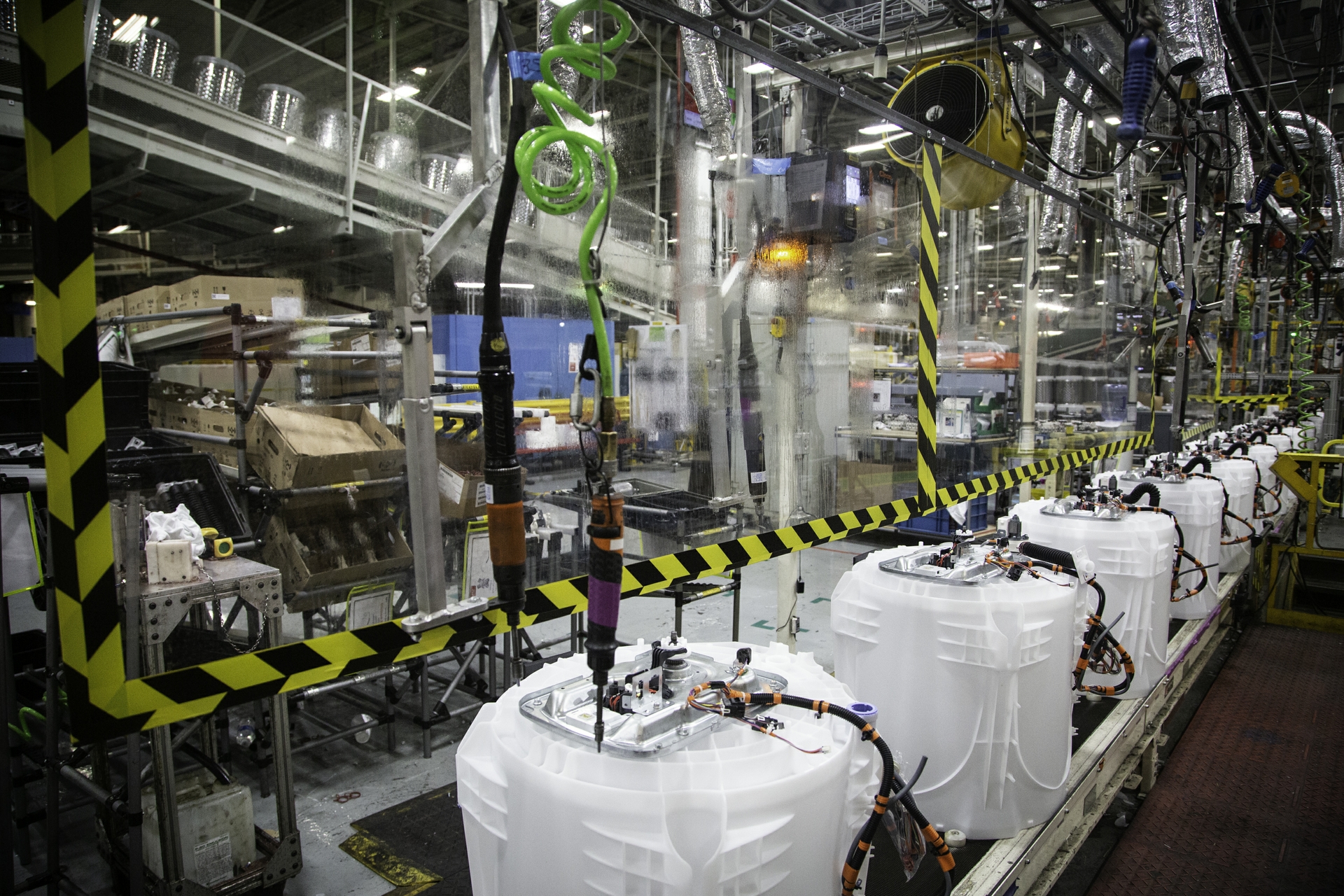 Plastic Shield Barriers at a GEA Plant