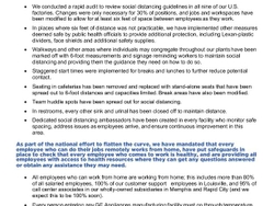 PROMOTING EMPLOYEE HEALTH AND SAFETY FACT SHEET
