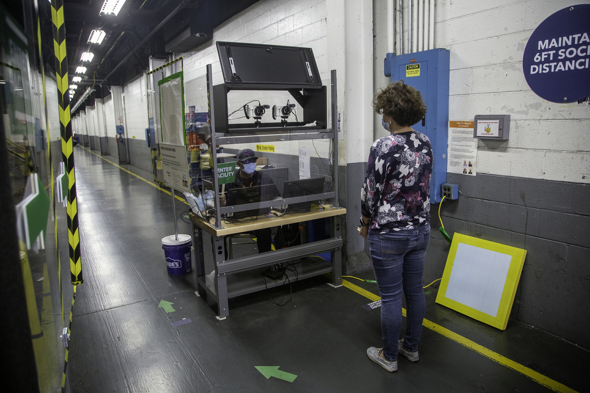 All people entering a GE Appliances facility must go through temperature screen