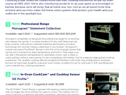 GE Appliances Top 10 KBIS/IBS products for 2021