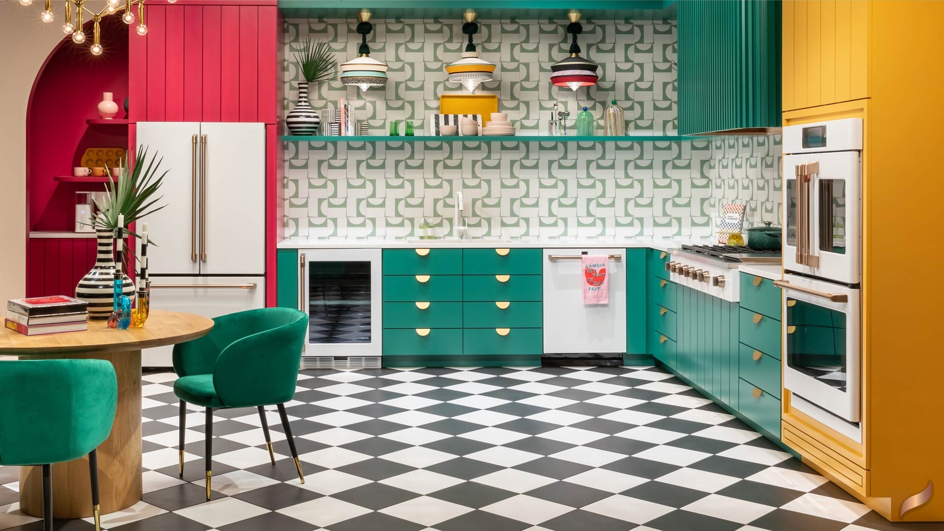 New KBIS Virtual Kitchen Backgrounds Reflect Brand Innovation and Style |  GE Appliances Pressroom, image size:1920x1080
