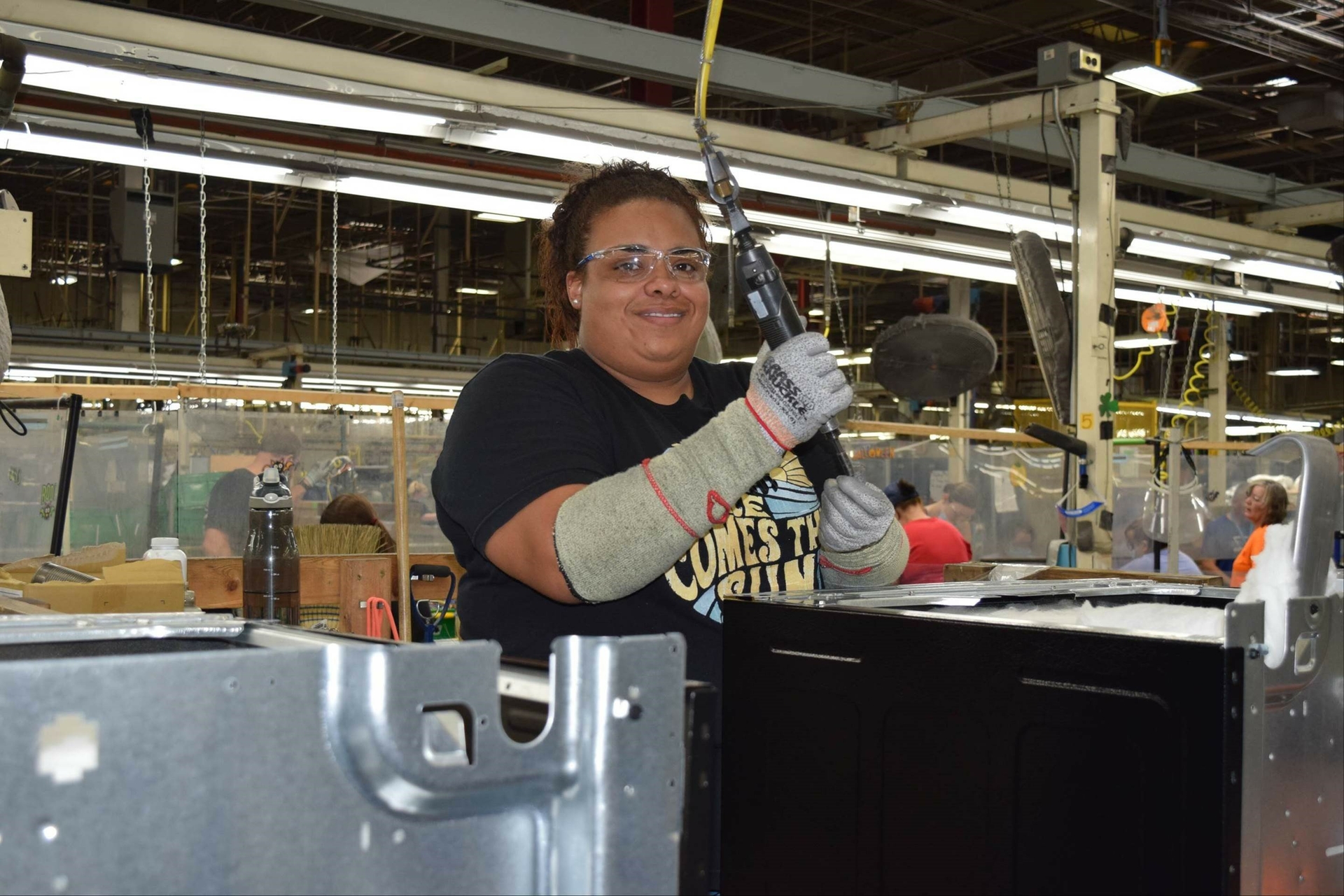 Falon Reynolds is building a new range at Roper Corporation a subsidiary of GE Appliances in LaFayette Ga.