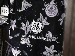 Close-Up of Racing Louisville FC Home Kit with GEA Logo Close-Up of Racing Louisville FC Home Kit with GEA Logo