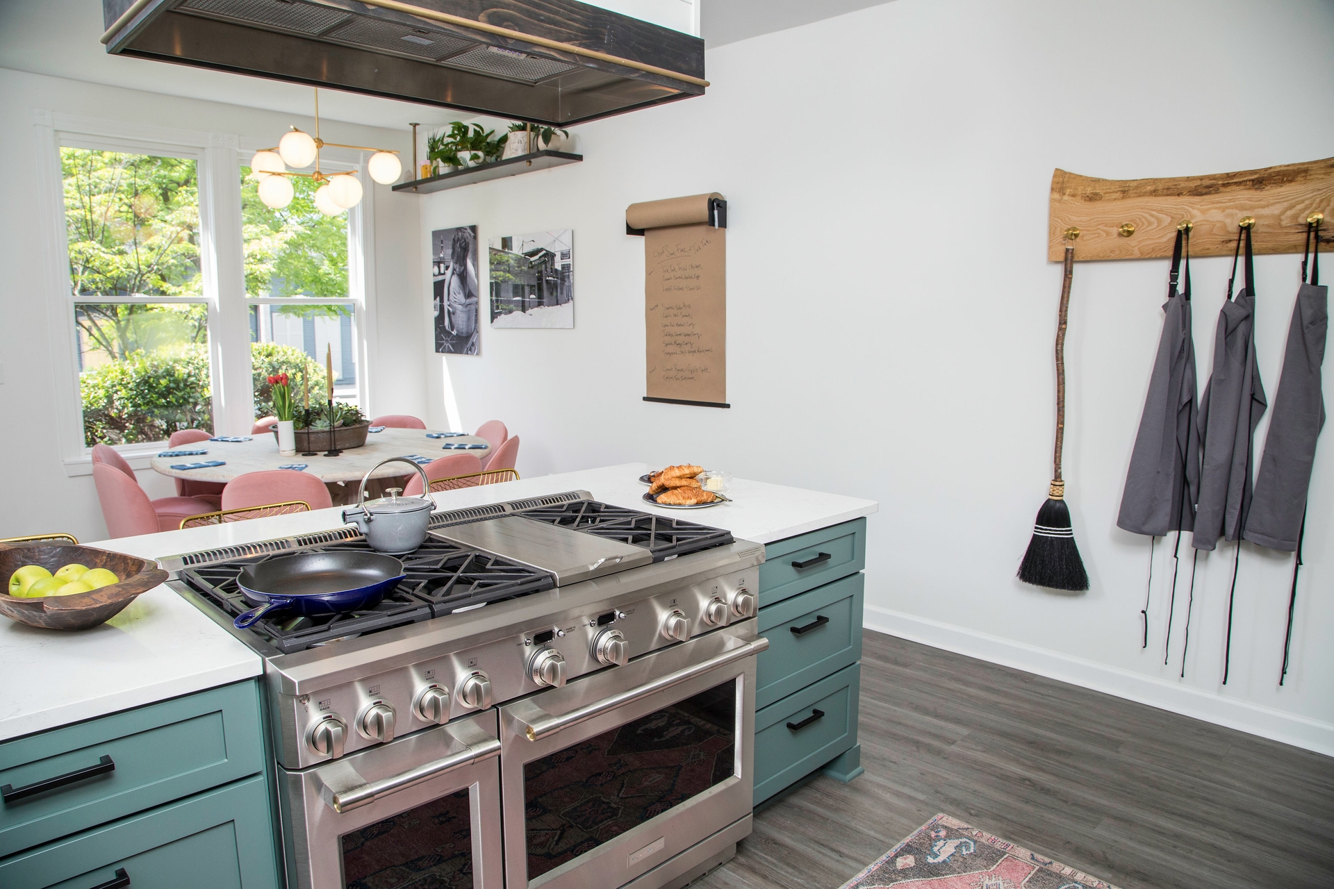 As part of the partnership, Monogram designed the kitchen layout for The LEE Initiative and donated a full suite of its latest professional appliances to be used by the visiting chefs when they are in town for instruction from Chef Edward Lee.