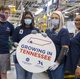 Monogram employees Nick Mathis, Patricia Davis, Savannah Jones and Shelly Wynn celebrate the GE Zoneline® Ultimate V10™ investment
