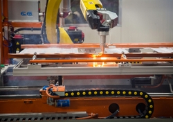 Laser pierce robots cutting holes