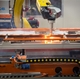 Laser pierce robots cutting holes