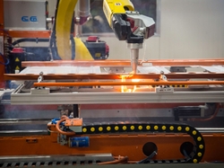 Laser pierce robots cutting holes