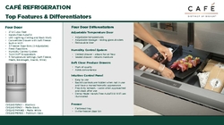 Cafe and Profile Refrigeration Product Information