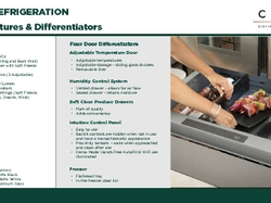 Cafe and Profile Refrigeration Product Information