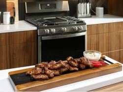 In April GE Appliances engineers successfully pushed an over-the-air software update for No-Preheat Air Fry technology to previously sold ovens and ranges with WiFi capabilities. As a result a w