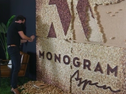 Art Installation Made of Wine Corks at FOOD & WINE Classic in Aspen Art Installation Made of Wine Corks at FOOD & WINE Classic in Aspen