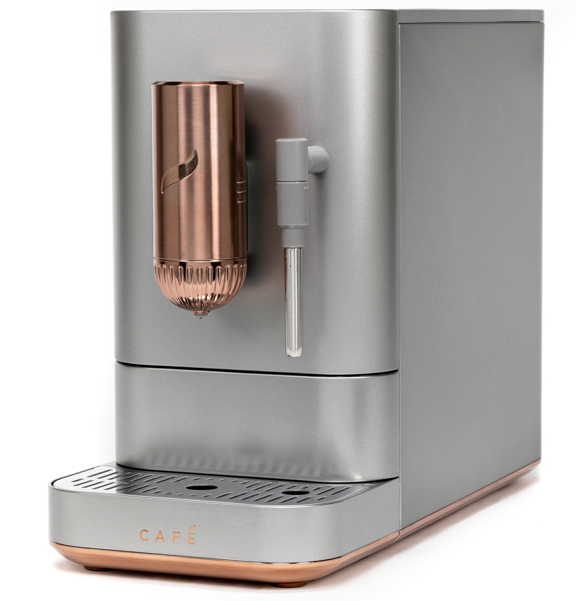 CAFÉ  AFFETTO Espresso Machine in Steel Silver