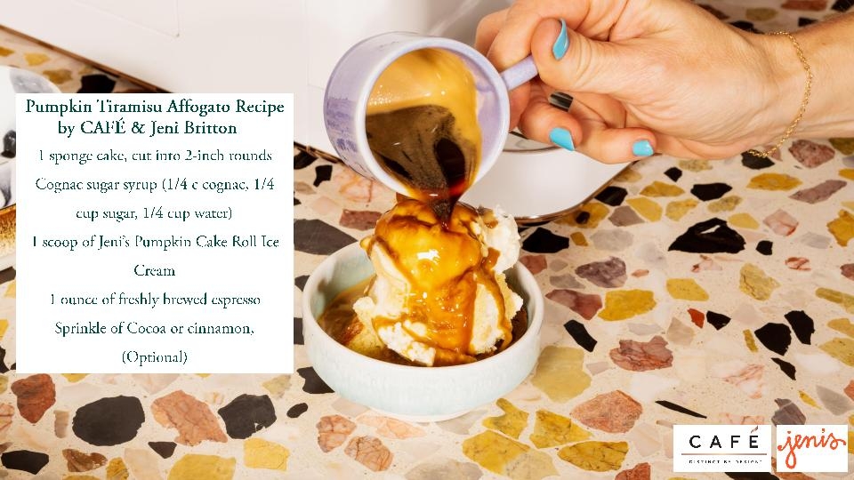 CAFÉ x Jeni Britton Pumpkin Tiramisu Affogato Recipe