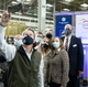 Georgia Governor Brian Kemp, First Lady Marty Kemp, and Roper Corporation President Lois Crandell  pose for a selfie with other government officials