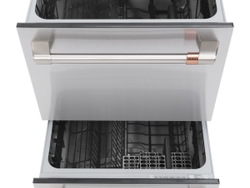 CAFE Dishwasher Drawers with knock to pause and small load settings