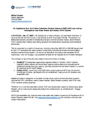 Press Release_AHR Expo 2022_GE Appliances Air and Water Solutions_final