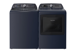 GE Profile 900 Series Top Load Washer and Dryer in Sapphire Blue
