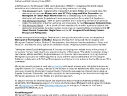 KBIS Monogram Main Press Release