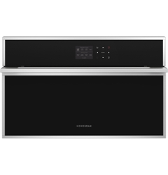 The Monogram Minimalist Collection steam oven is equipped with rigorously tested preset modes to make steam cooking a snap.
