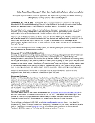 KBIS Monogram Healthy Living Press Release