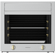 The all-electric ventless Monogram Rotisserie has extra large oven capacity making it easy to cook everything from vegetables to a full-sized turkey