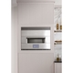 Monogram Smart Flush Hearth Oven features a 7 LCD touchscreen that shows preset cooking options for a variety of foods offering an ease-of-use that allows anyone to make delicious results