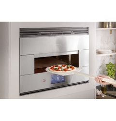 Monogram Smart Flush Hearth Oven lets you create masterful roasted vegetables delicate roasted fish and crusty artisanal breads has become even easier from the luxury of the home kit