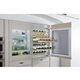 Monogram Wine Sommelier refrigerator offers two temperature-controlled zones and can store over 100 bottles