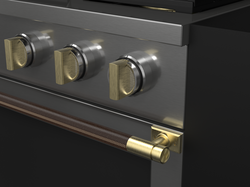 Monogram's new Titanium Collection custom appliance finishes designed by Richard T. Anuszkiewicz