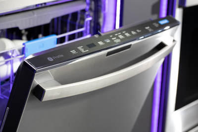 The GE Profile UltraFresh System Dishwasher with Microban Antimicrobial Technology is the first and only dishwasher engineered to stay fresher and cleaner 