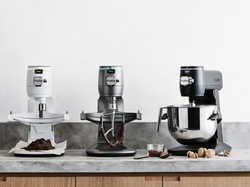 The GE Profile Smart Stand Mixer is available in three sleek colors: Carbon Black, Stone White and Mineral Silver. The GE Profile Smart Stand Mixer is available in three sleek colors: Carbon Black, Stone White and Mineral Silver.